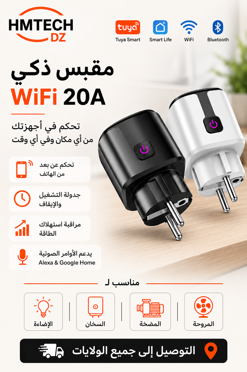 Prise WiFi Smart 20A